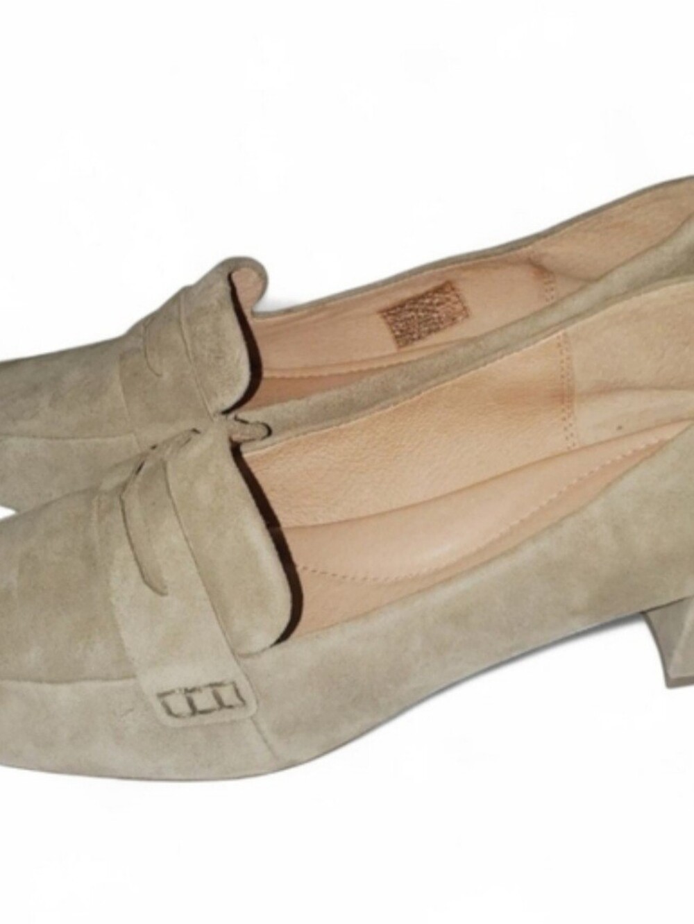 UGG Women's Suede Loafers in Light Taupe